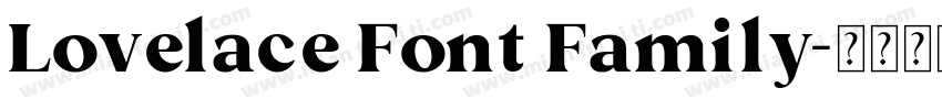 Lovelace Font Family字体转换